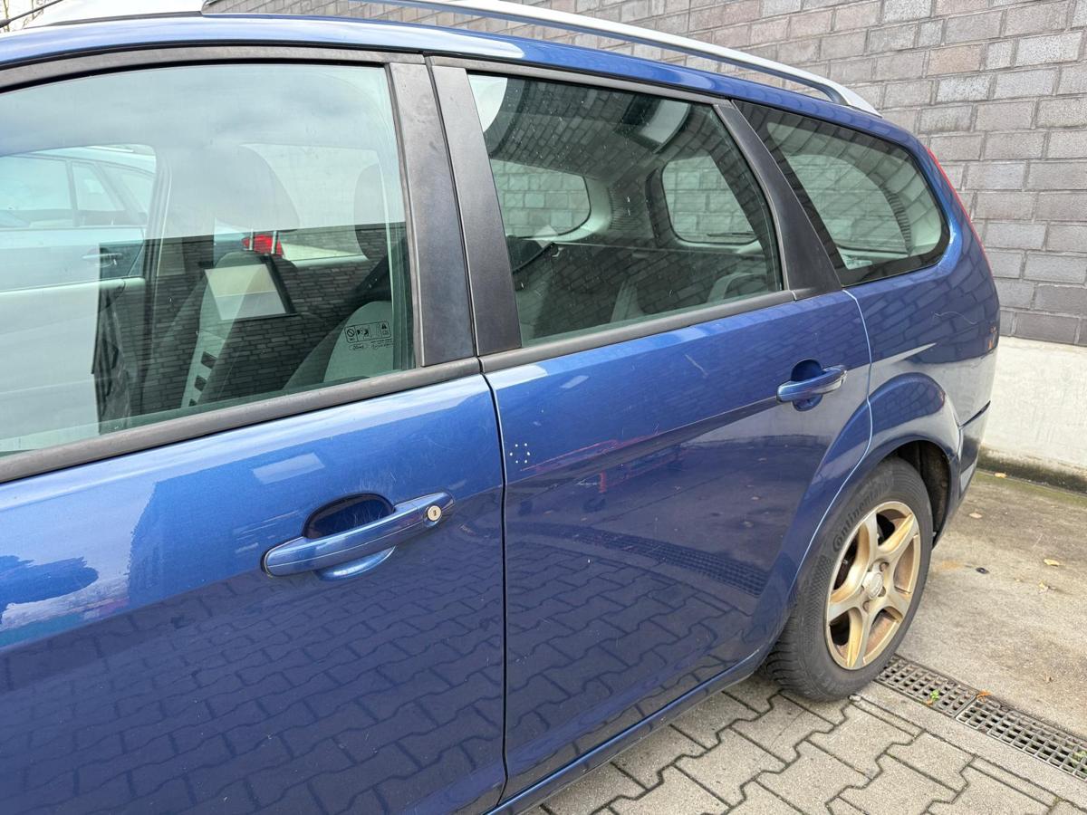 Ford Focus 2 DA3 original Tür hinten links Burmablau Rohbau Kombi Turnier BJ10